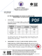 OUA AideMemoire 8133 On The Management of COVID19 in The DepEd 2020-08-23 2