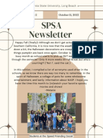 October Spsa Newsletter