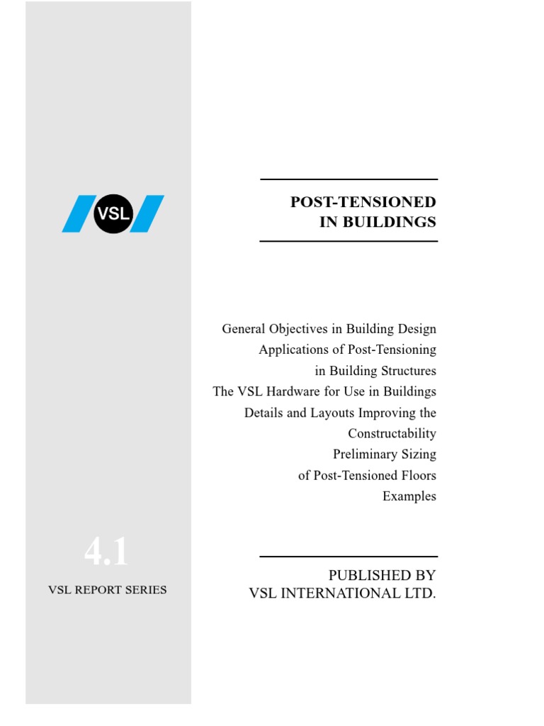 PT Buildings | PDF | Prestressed Concrete | Concrete