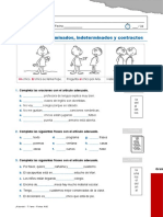 Bord7 Fichas Ave Gram 4 Articulos Determinados Indeterminados