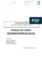 Trabajo Practico Nº4 Organizaciones de La Salud