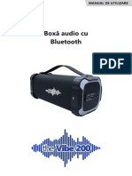 Manual de Utilizare Boxa Bluetooth Portabila e Boda The Vibe 200