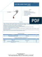 LCH Rbs Hand Pump Unit