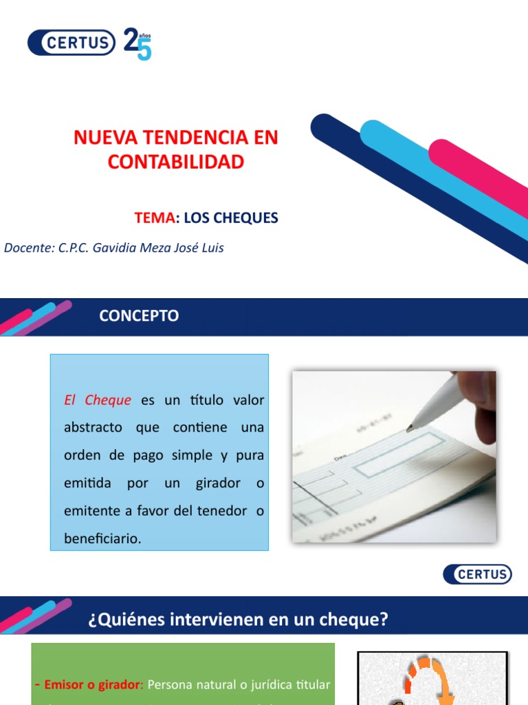 Tipos de Cheques en Perú | PDF | Cheque | Bancos