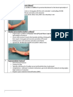 Elbow Joint Conditions