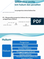 KD 1. Mendeskripsikan Pengertian Sistem Hukum Dan Peradilan Nasional