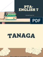 PTA - English 7 (4th Term)