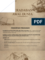 Peradaban Awal Dunia