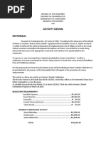Barangay Team Building Activity Design | PDF | Career & Growth | Wellness