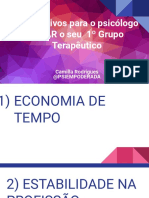 Psicóloga, Você Quer 100 Motivos para Você Fazer Seu Grupo Terapêutico