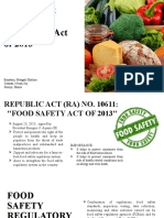 Food Safety Act of 2003 Edited
