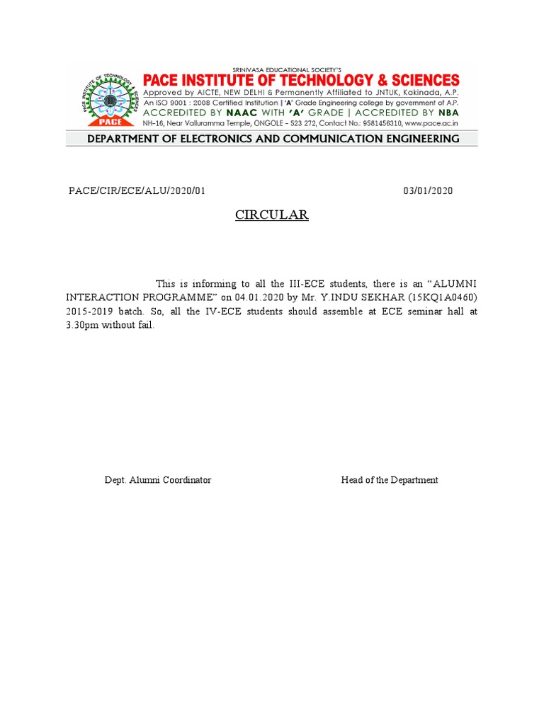 Circular 3 | PDF