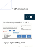 Theory of Computation-Lecture 1