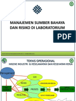 MATERI - 1 - MANAJEMEN SUMBER BAHAYA DAN RISIKO DI LABORATORIUM Rev - 2017