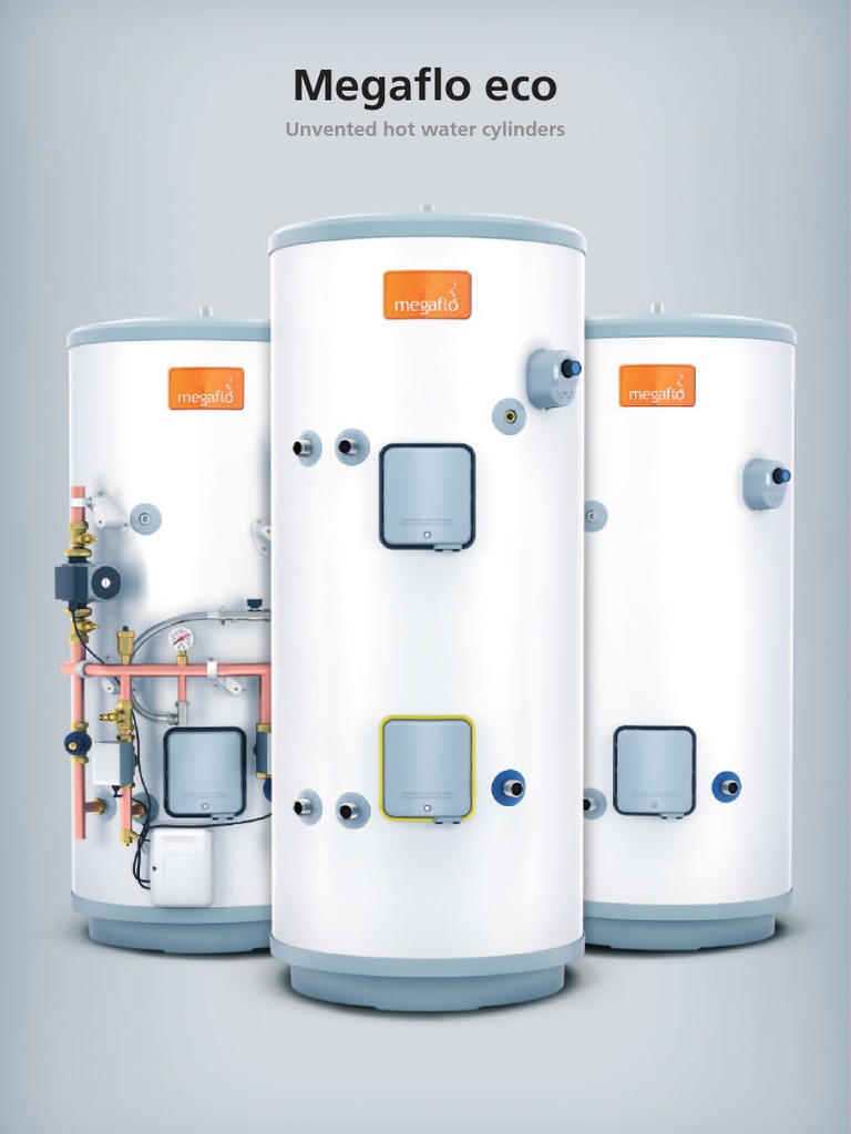 Heatrae Megaflo Cylinder Specification Guide | PDF | Water Heating