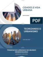 Cidades e Vida Urbana