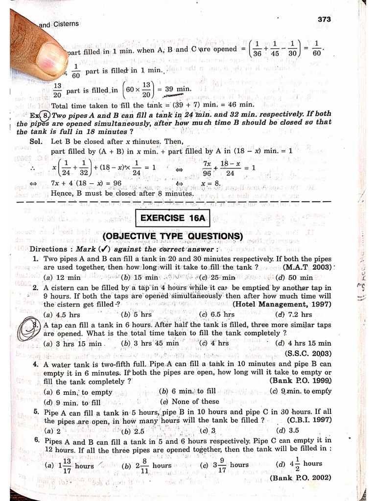 Pipe And Cisterns Pdf