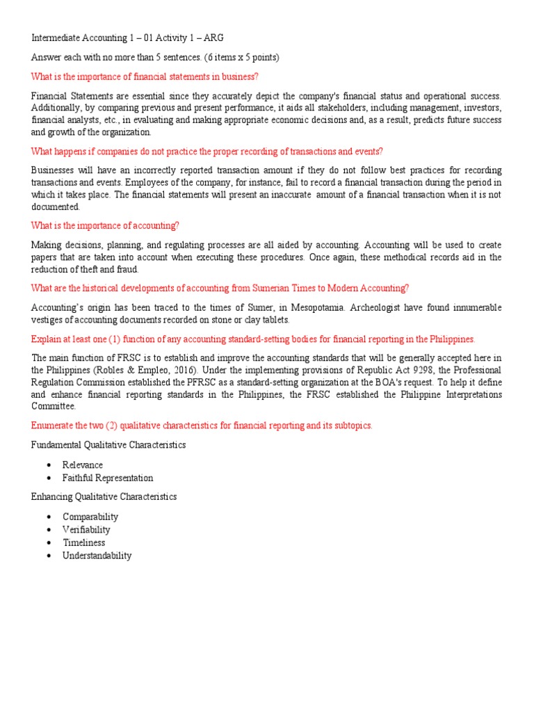 INTERMEDIATE ACCOUNTING 1 COURSE OUTLINE visual data 4