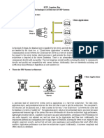 ERP system architectures