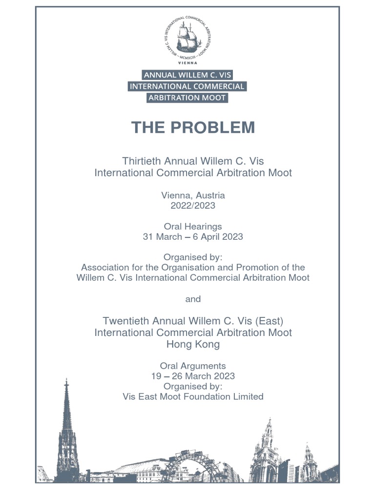 Willem C Vis International Commercial Arbitration Case Record | PDF ...