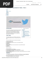 Cassandra - Data Model For Twitter - Part 2 - Treselle Systems