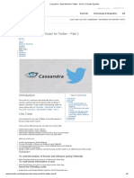 Cassandra - Data Model For Twitter - Part 3 - Treselle Systems