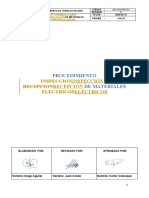 SGI-AVN-PETS-01 - INSPECCION Y RECEPCION DE MATERIALES Y EQUIPOS ELECTRICOS - Ver01 - 13.06.20