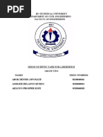 Design of Septic Tank