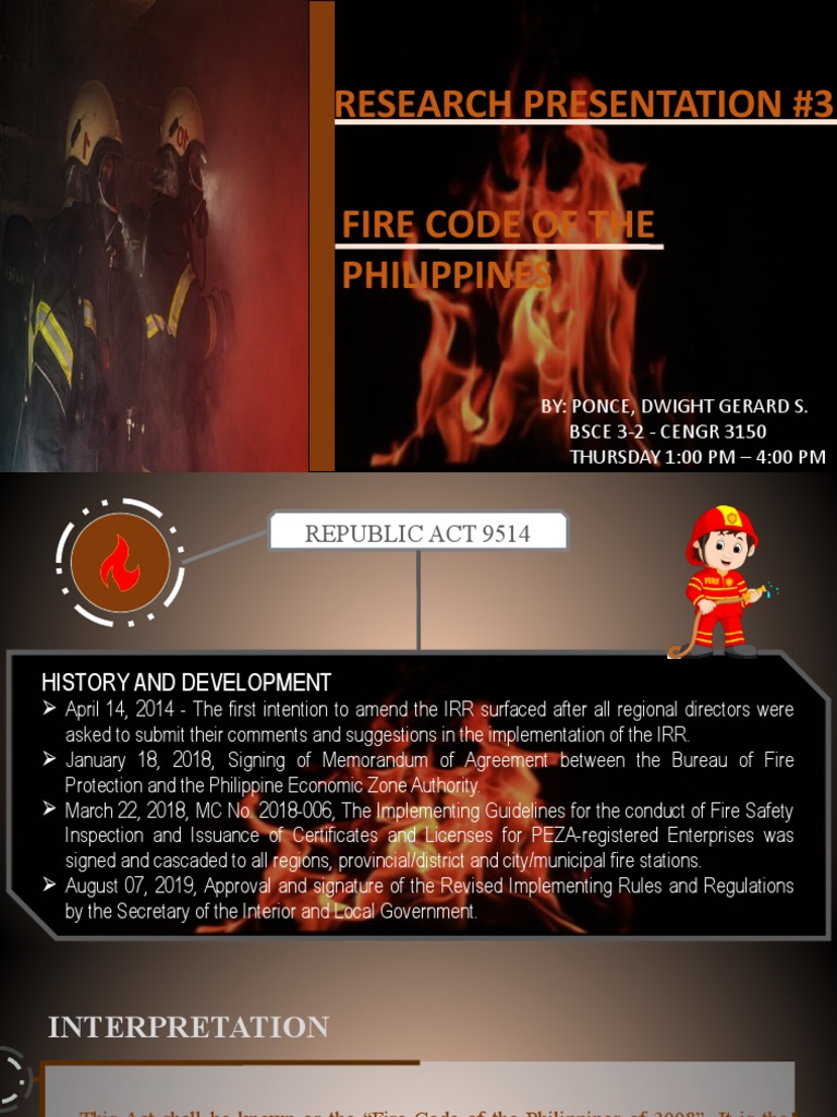 Fire code of the philippines pdf fire safety fires
