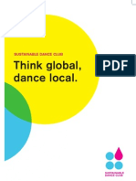 Digital Brochure - Sustainable Dance Club