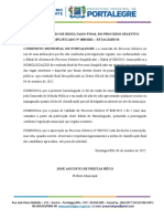 Processo Seletivo para Contratacao Temporaria - PSS 0082022 Homolog - 2022 - 0000001