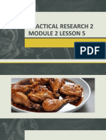 Practical Research 2 Mod 2 Lesson 5