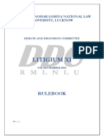 Litigium XI Rulebook