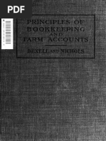 Principles of Bookkeeping and Farm Accounts 1913