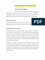 Costeo Por Actividades - Abc - Activity Based Costing......