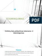 2 Tema. Teismingumas