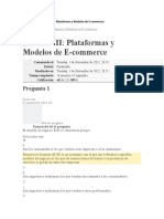 EVALUACIONES Electiva III Plataformas y Modelos de E-Commerce