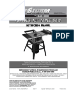 FS210LS Table Saw Manual