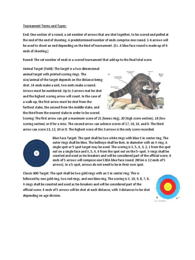 Archery Dictionary PDF Bow And Arrow Archery