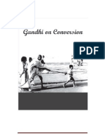 Gandhiji on Conversion