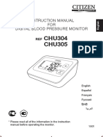Citizen CHU 304 Manual