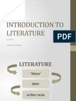 Week 1 Introduction To Literature 2