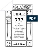 0777 - Liber 777 de 1909