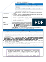 11dejulioSESIÓN DE APRENDIZAJE - 1°A