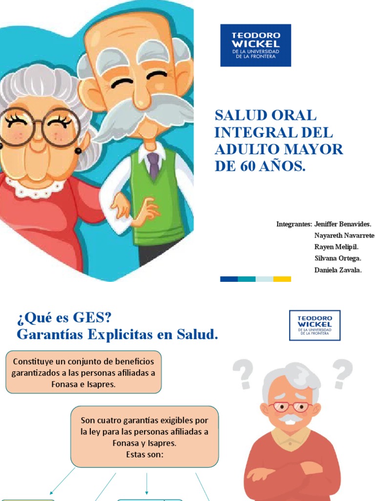 Salud Oral Integral para Adultos Mayores | PDF | Odontología | Medicina