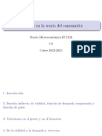 Apuntes Dualidad en La Teoría Del Consumidor