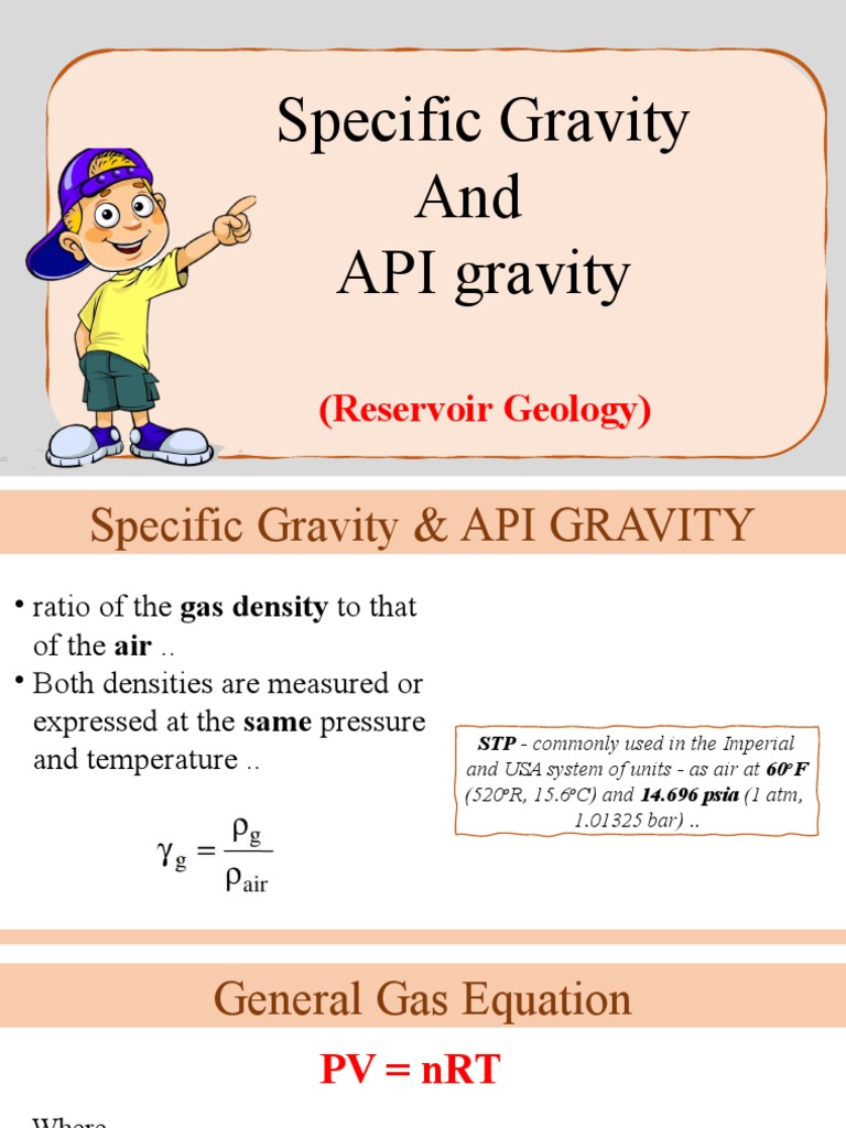 Gs and API Gravity PDF Density Petroleum