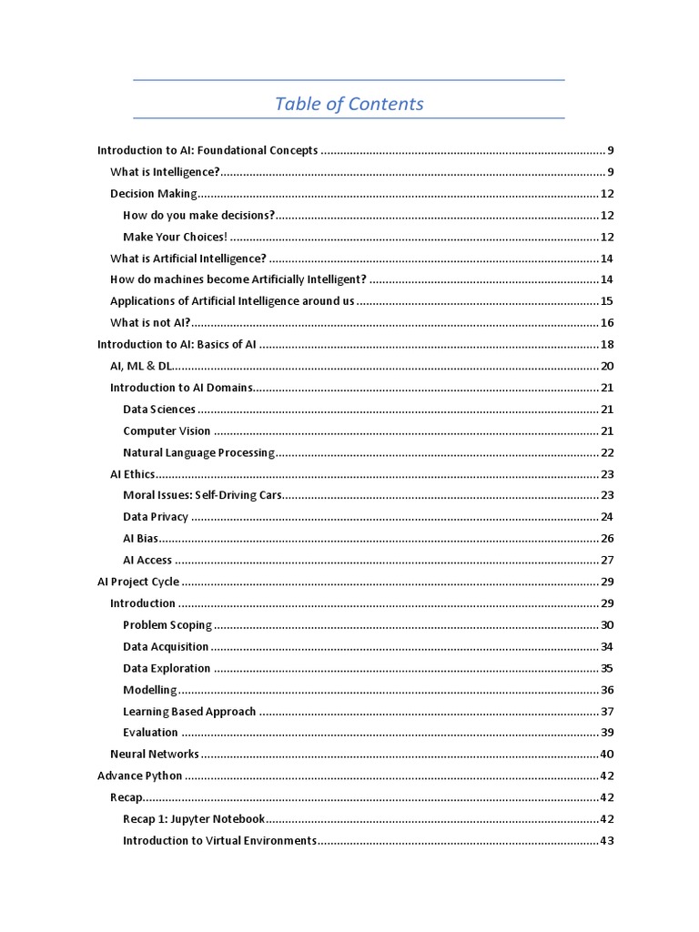 Comprehensive Guide to AI Concepts | PDF | Artificial Intelligence ...