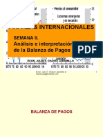 CLASE FINANZ INTNALES SEMANA II Analisis e Interpretacion de La Balanza de Pagos