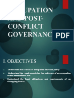 Law On Armed Conflicts, Protection For Civilian Occupation (Fourth Geneva Convention) and Post-Conflict Governance Group 3 IHL
